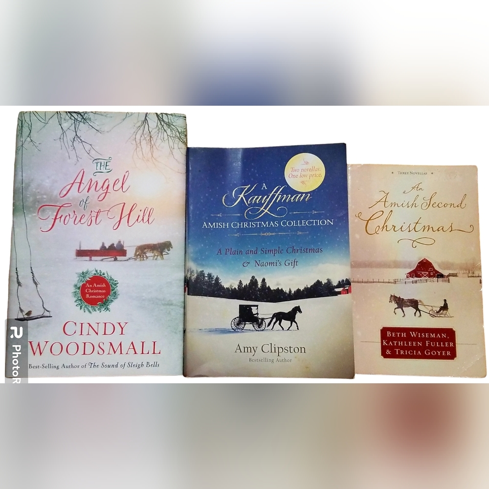 Amish Christmas‎ Books 3ea Gift Family Holiday Drama Love Forgive Homestead